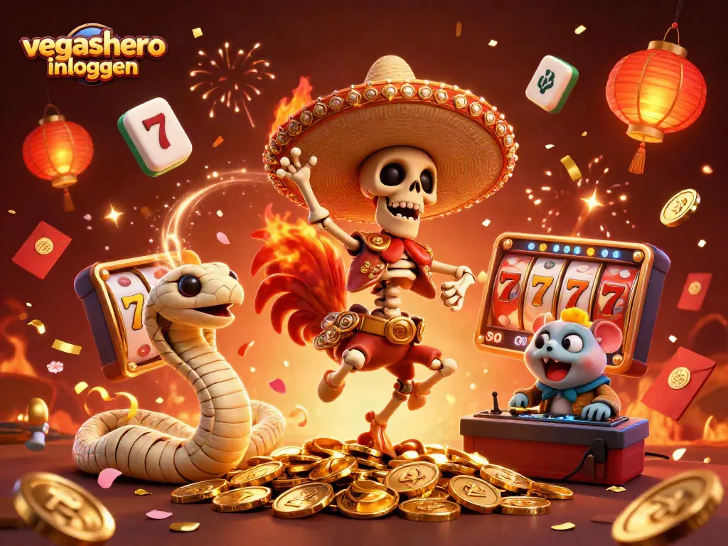 Experience the excitement at vegashero inloggen with vibrant casino characters and golden game symbols