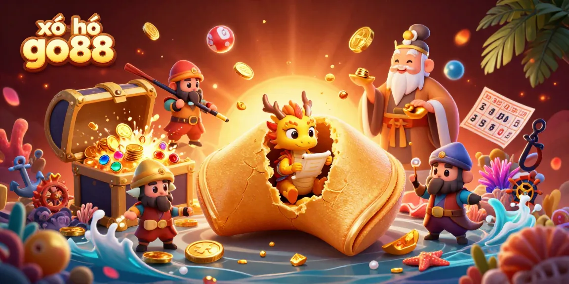 Engage in the excitement of xổ số go88 with a colorful 3D illustration showcasing lottery elements and vibrant characters.