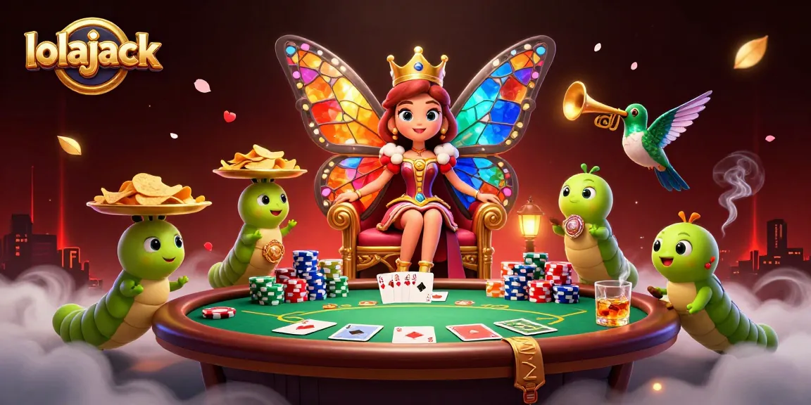 Experience thrilling gaming at lolajack with vibrant colors and dynamic casino action.