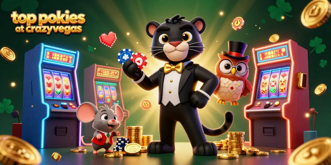 Experience thrilling spins with top pokies at crazyvegas amidst a festive casino atmosphere.